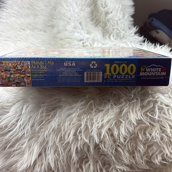 White Mountain 'Things I Ate As A Kid' 1000 Piece Puzzle - Picture 3 of 3